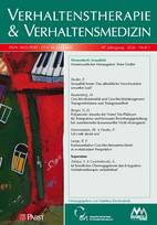 Verhaltenstherapie & Verhaltensmedizin