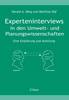 Experteninterviews in den Umwelt- und Planungswissenschaften