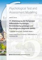 Psychological Test and Assessment Modeling