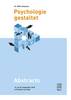 51. Kongress der Deutschen Gesellschaft für Psychologie - Abstracts